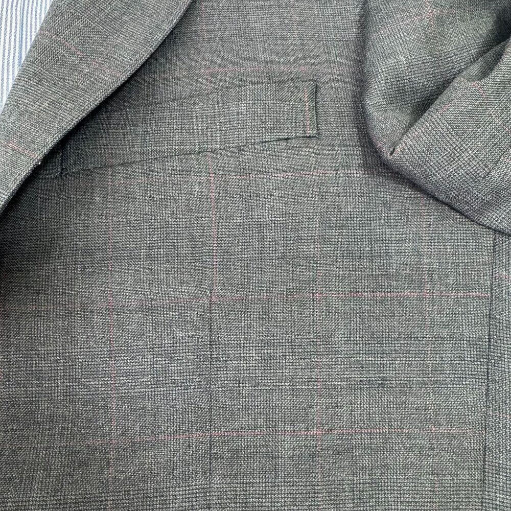 Brooks Brothers Explorer Classic Blazer Jacket 38R Brown Glen Plaid Sport Coat - Picture 12 of 14